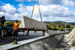 SH58 Road Barriers